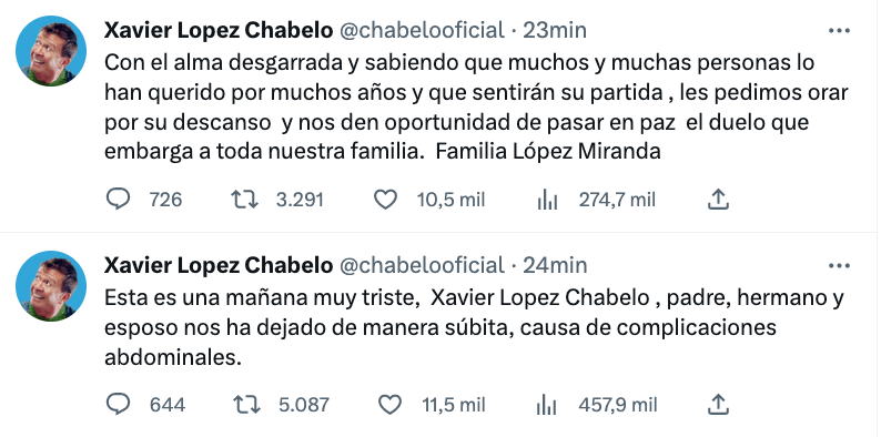 Murió Chabelo a los 88 años de edad