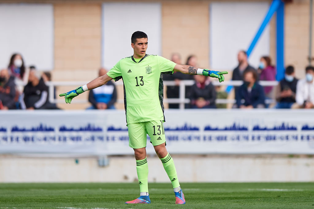 Alex Padilla con España Sub19