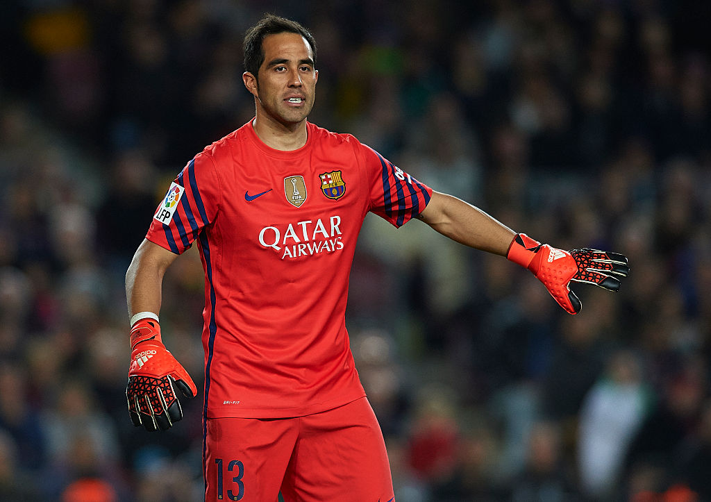 Claudio Bravo, sostiene el récord de porterías en 0 en el Barcelona