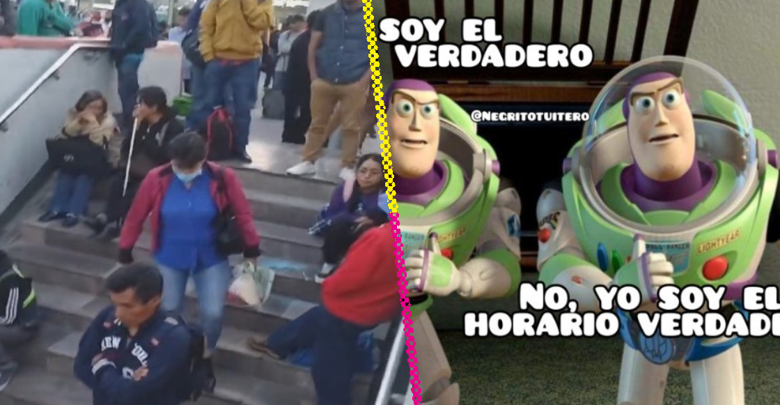 ¿Viajamos en el tiempo? El caos en el metro y los memes por la confusión en el cambio de horario