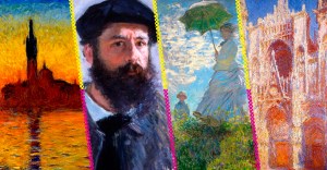 Datos y pinturas de Claude Monet