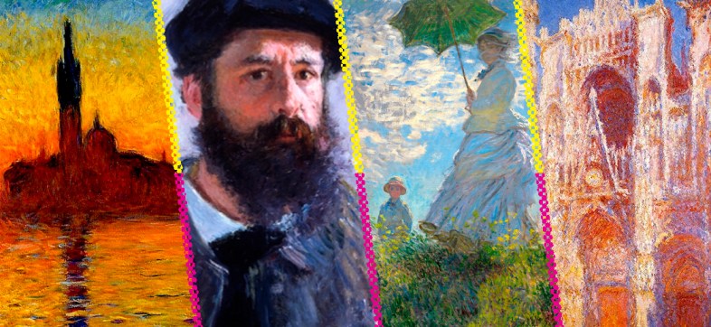 Datos y pinturas de Claude Monet