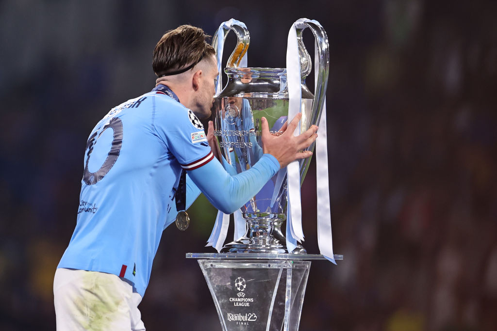 Jack Grealish, campeón de la Champions League