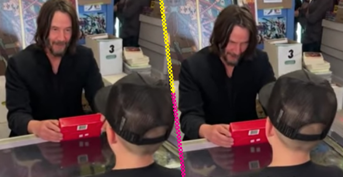 Keanu Reeves conoció a un pequeño fan y el momento conmovió al internet