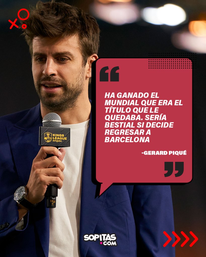 Piqué se une a las voces que piden a Messi de regreso