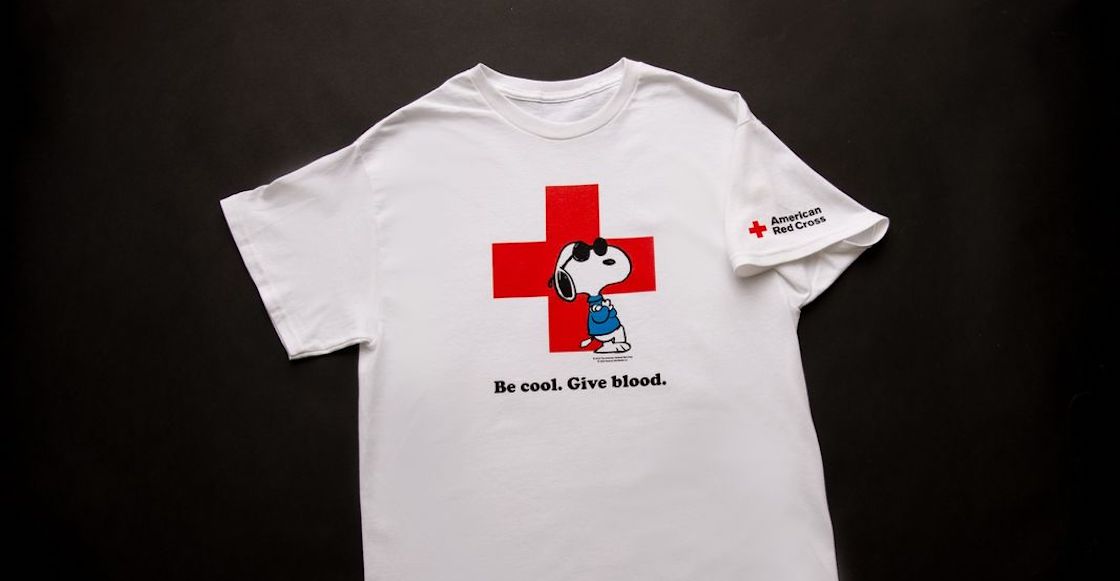 Cómo una playera de Snoopy salvó las donaciones de sangre