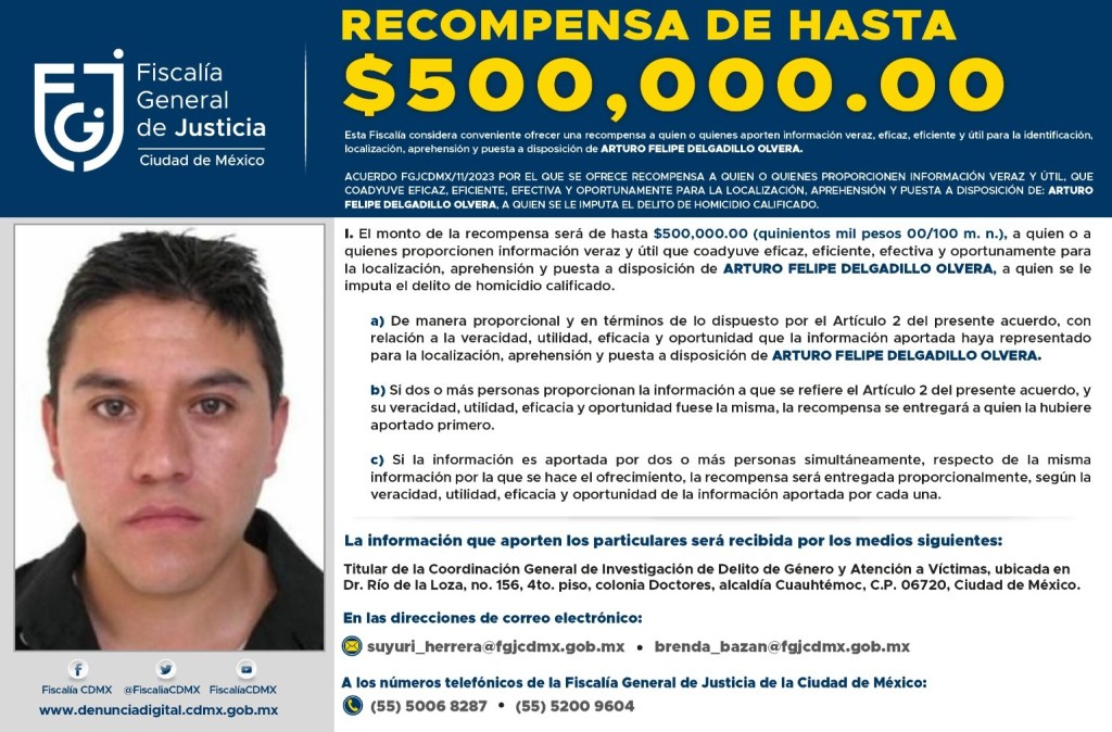 recompensa-asesino-paola-buenrostro-fiscalia-cdmx