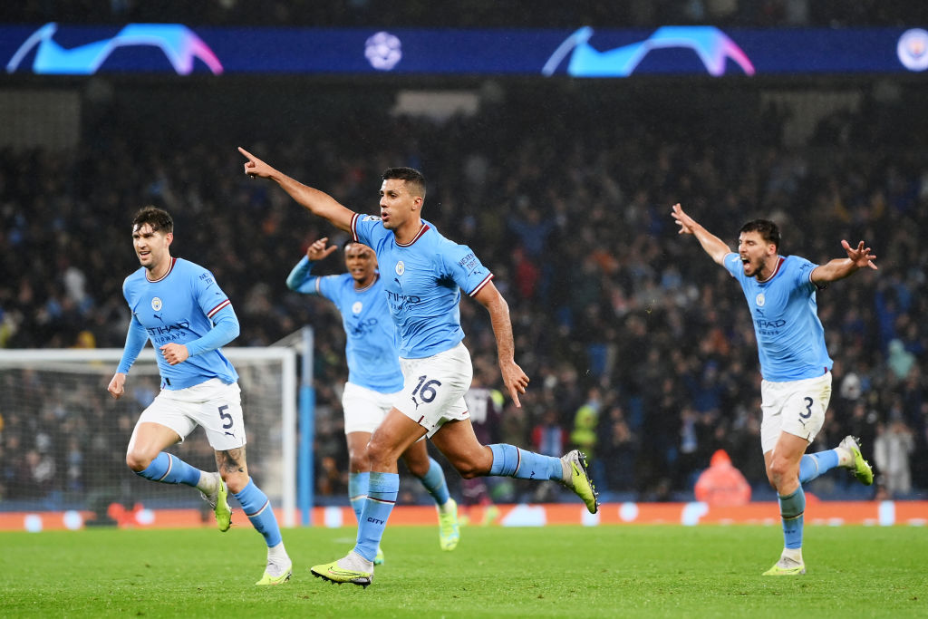 rodri gol champions league bayern manchester city