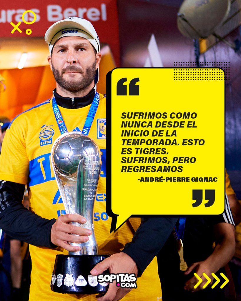 Gignac dedicó el campeonato al Chima Ruiz