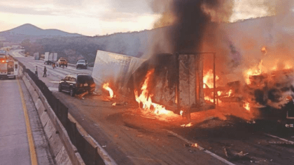 choque-autopista-mexico-queretaro-incendio-fuego