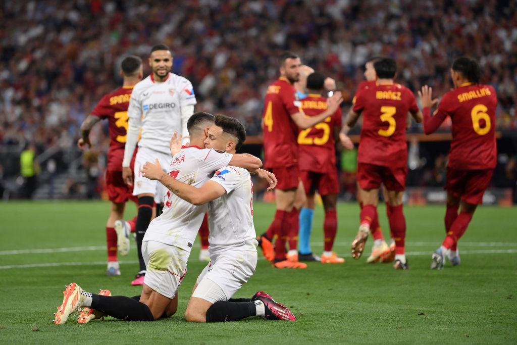 Los goles de la final de la Europa League entre Sevilla y Roma