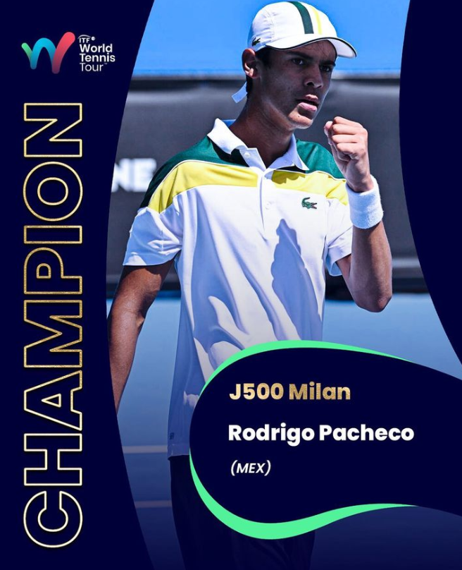 Rodrigo Pacheco, campeón en J500 de Milán