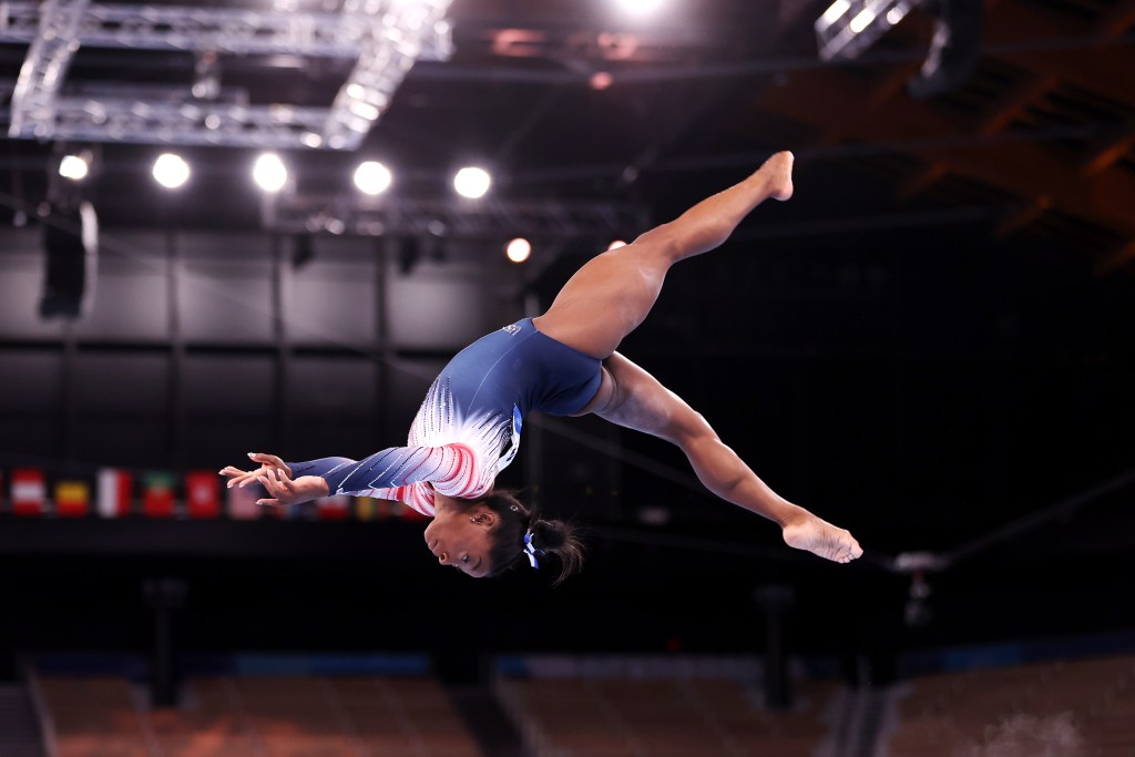 Simone Biles, gimnasta estadounidense y campeona olímpica