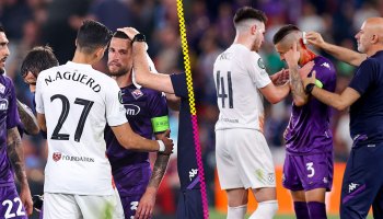 Aficionados del West Ham provocan herida a jugador de la Fiorentina en la final del Conference League