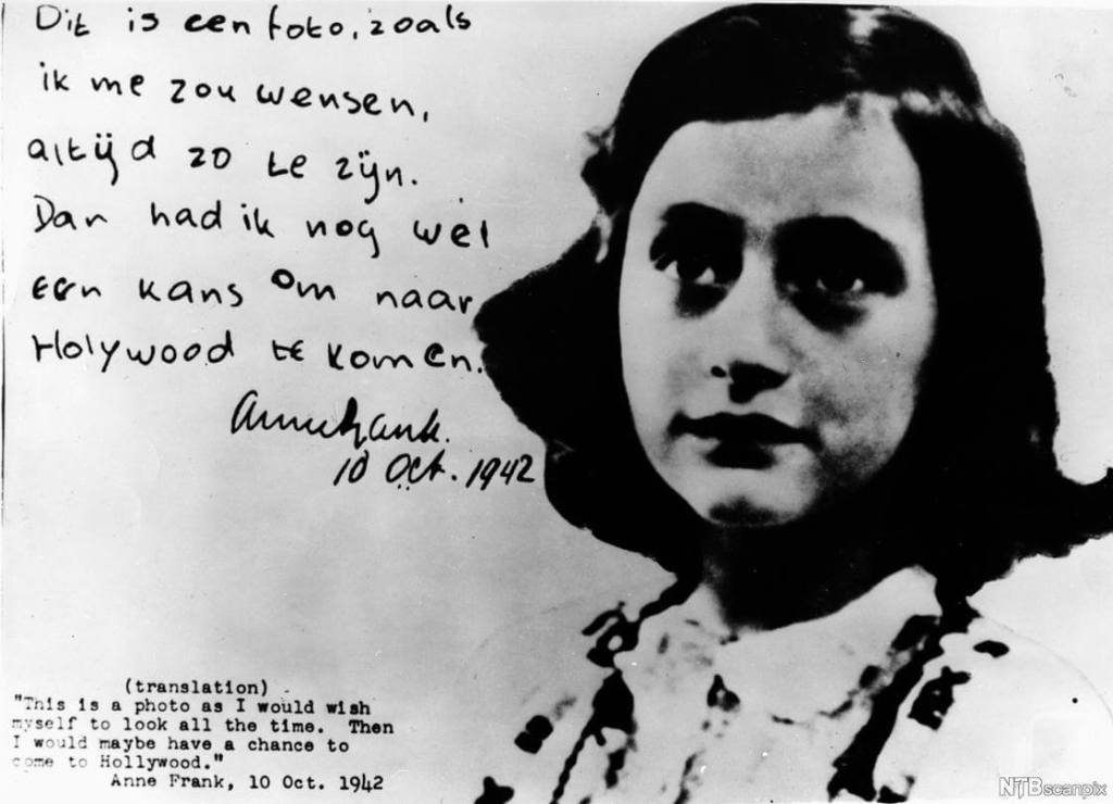 Ana Frank notas de la esperanza./Imagen 