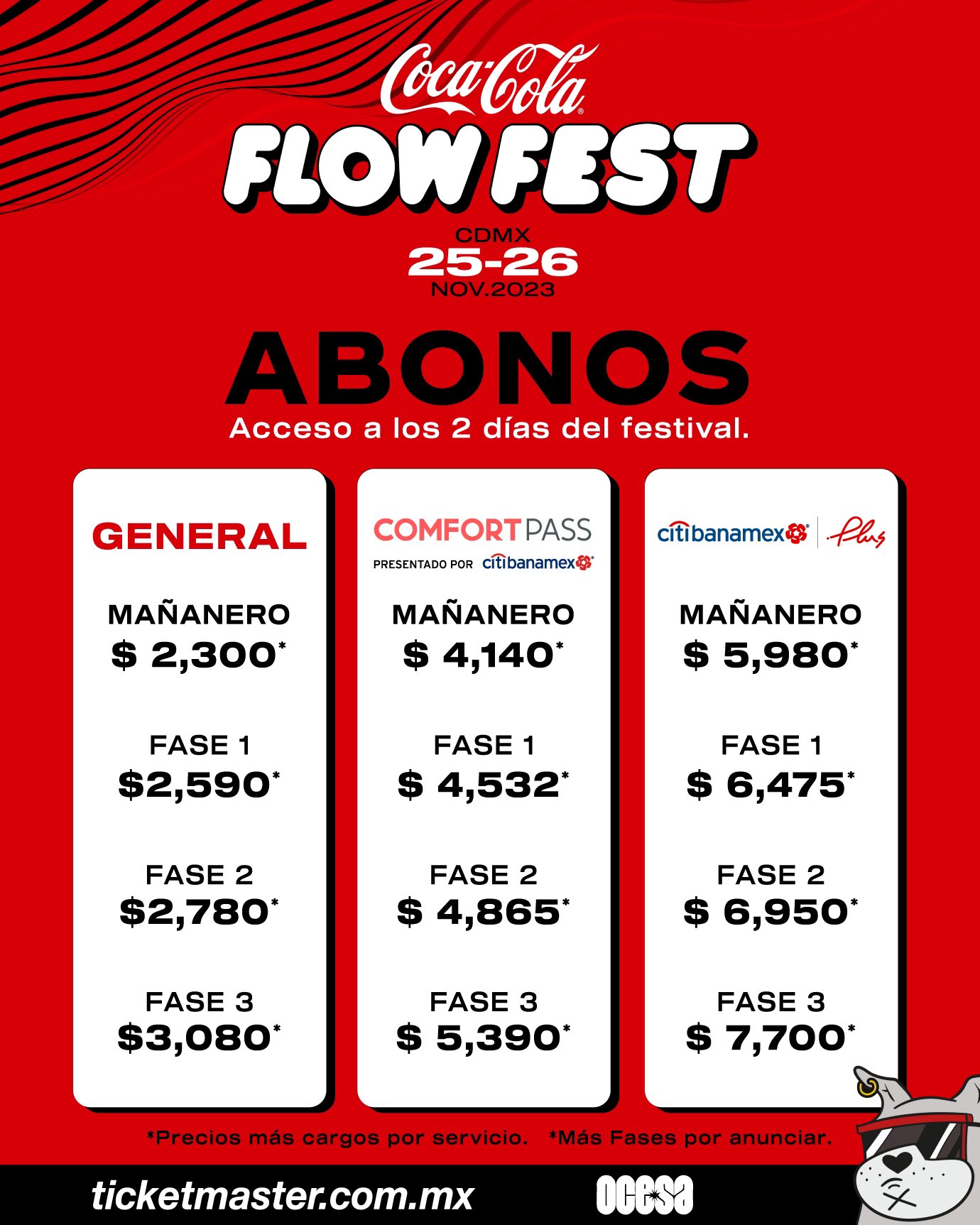 Cartel, Precios Y Todo El Dato Del Coca-Cola Flow Fest 2023