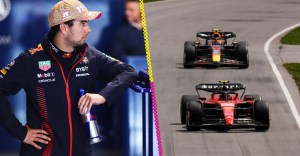 Checo Pérez y su batalla perdida con Sainz para quedar lejos del podio en el GP de Canadá