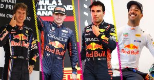 ¿Qué lugar ocupa Checo Pérez en la historia de Red Bull?