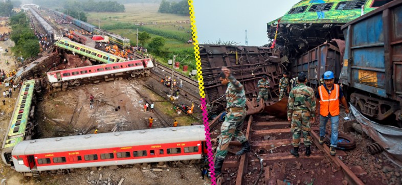 Choque de trenes en India deja 288 muertos y más de mil heridos