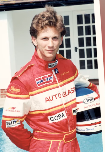 Christian Horner, en su etapa como piloto