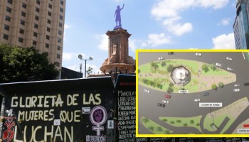 ¿Cómo quedará la estatua de Amajac en la Glorieta de las Mujeres que Luchan?