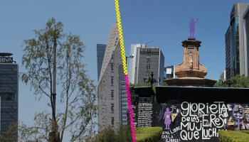 Las glorietas del Ahuehuete y Cristóbal Colón en Reforma.