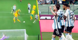 Checa el golazo que se aventó Messi en el Argentina vs Australia