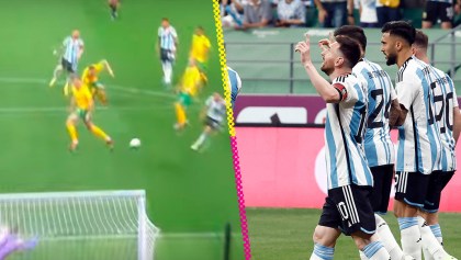 Checa el golazo que se aventó Messi en el Argentina vs Australia