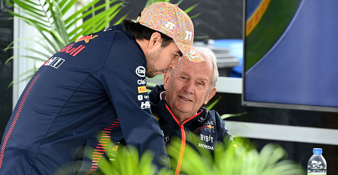 Helmut Marko pide a Checo gestionar la qualy y alerta sobre rendimiento de Ferrari