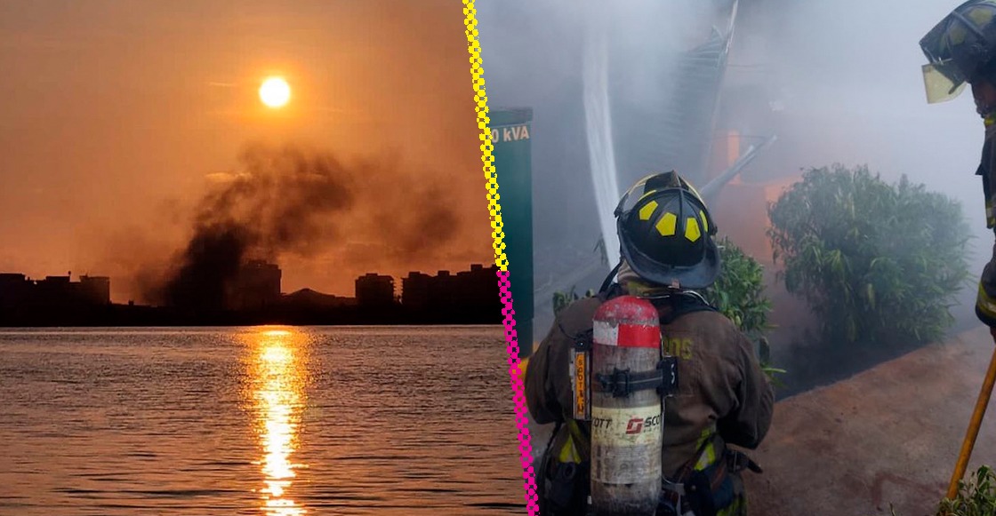 Se incendia hotel Krystal en Cancún