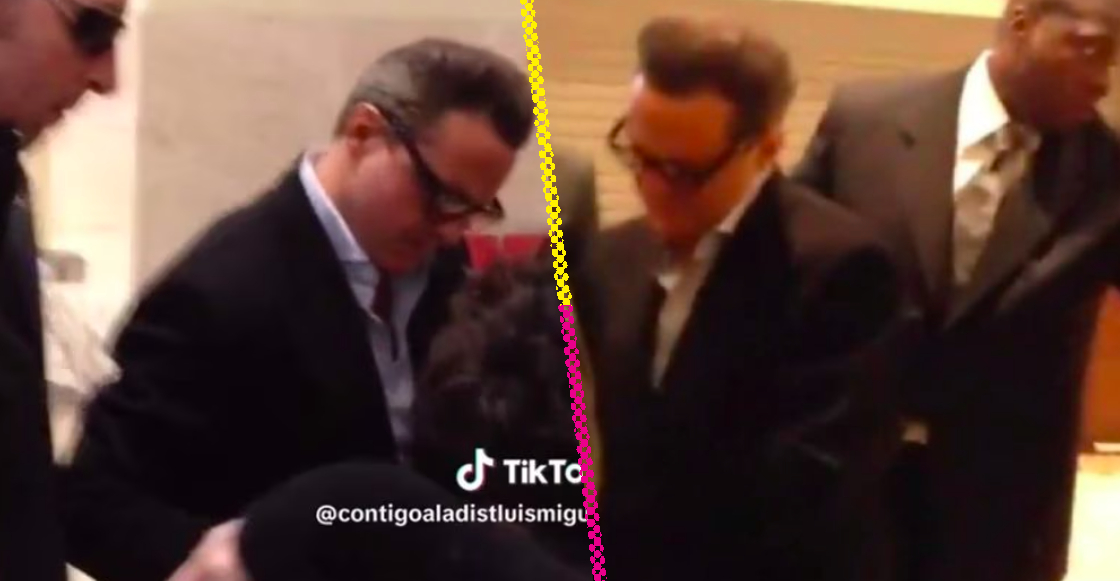 Órale: Luis Miguel se tomó fotos y dio autógrafos a fans en aeropuerto