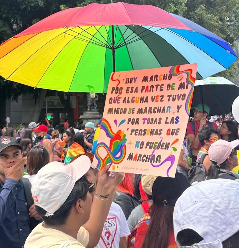 Pancartas de la Marcha LGBT.