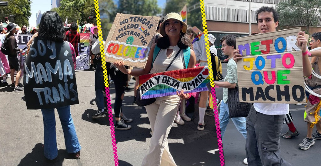 Pancartas de la Marcha LGBT.