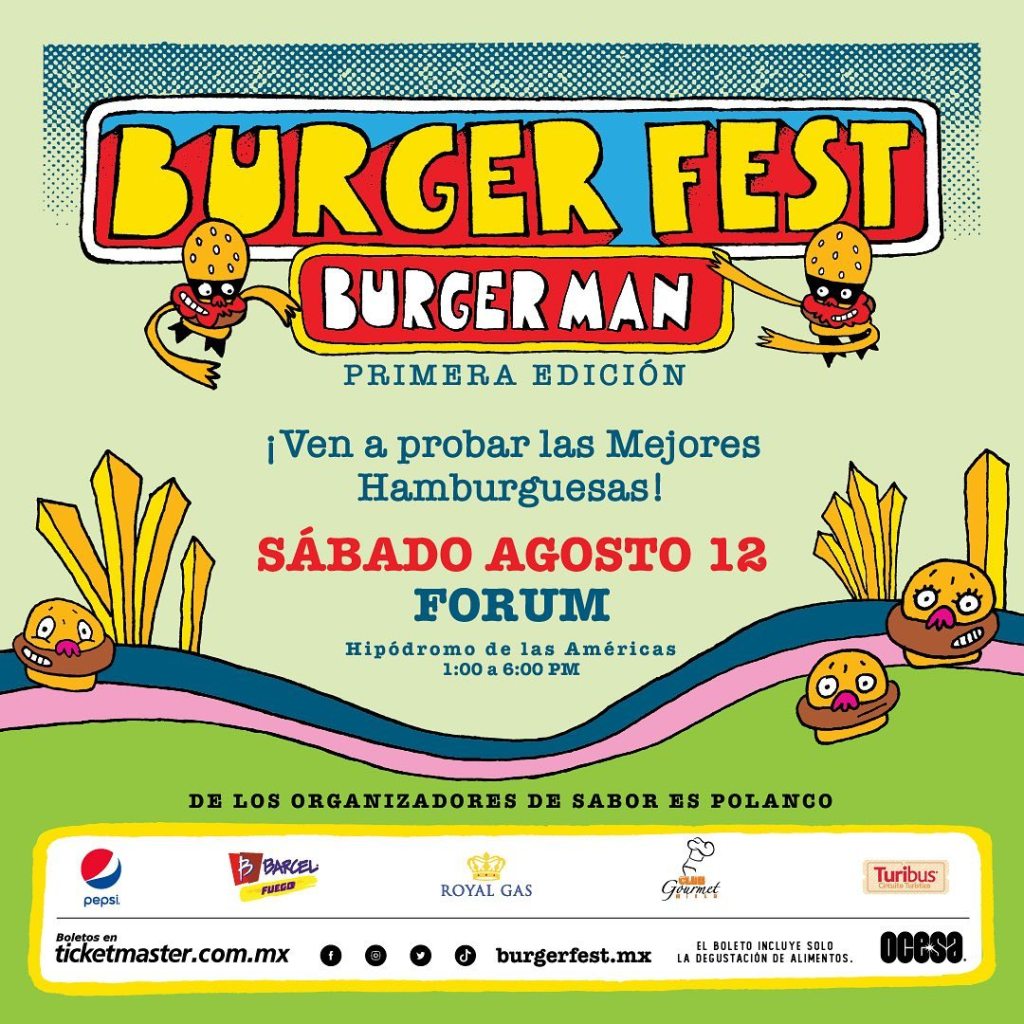 primera edición del burger fest cdmx