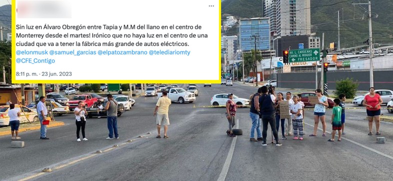 ¿Qué está pasando en Monterrey? Zonas sin luz, protestas y mucho calor