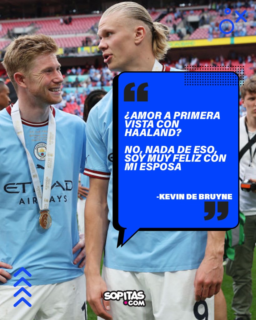 Kevin de Bruyne sobre su amistad con Haaland