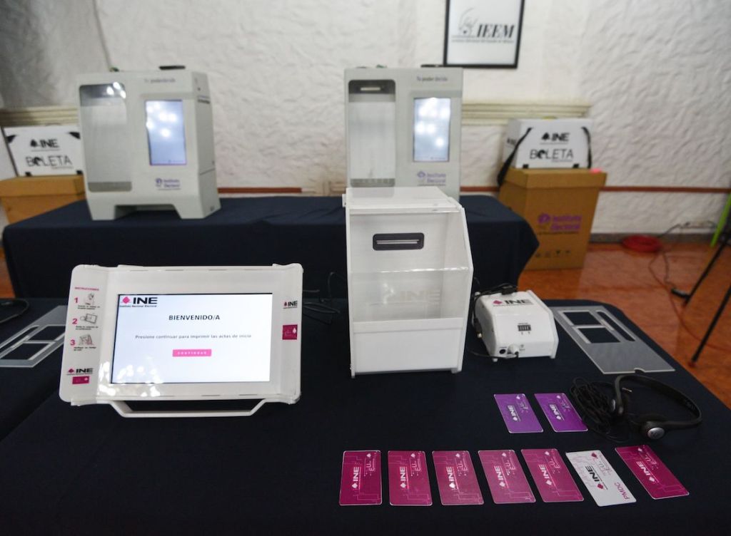 Urnas electrónicas en Elecciones del Edomex.