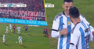 El golazo de Messi en la despedida de Maxi Rodríguez en cancha de Newell's