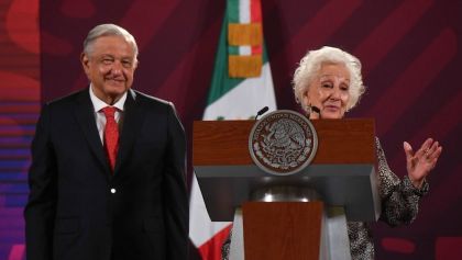 AMLO recibió a la fundadora de las Abuelas de Plaza de Mayo.