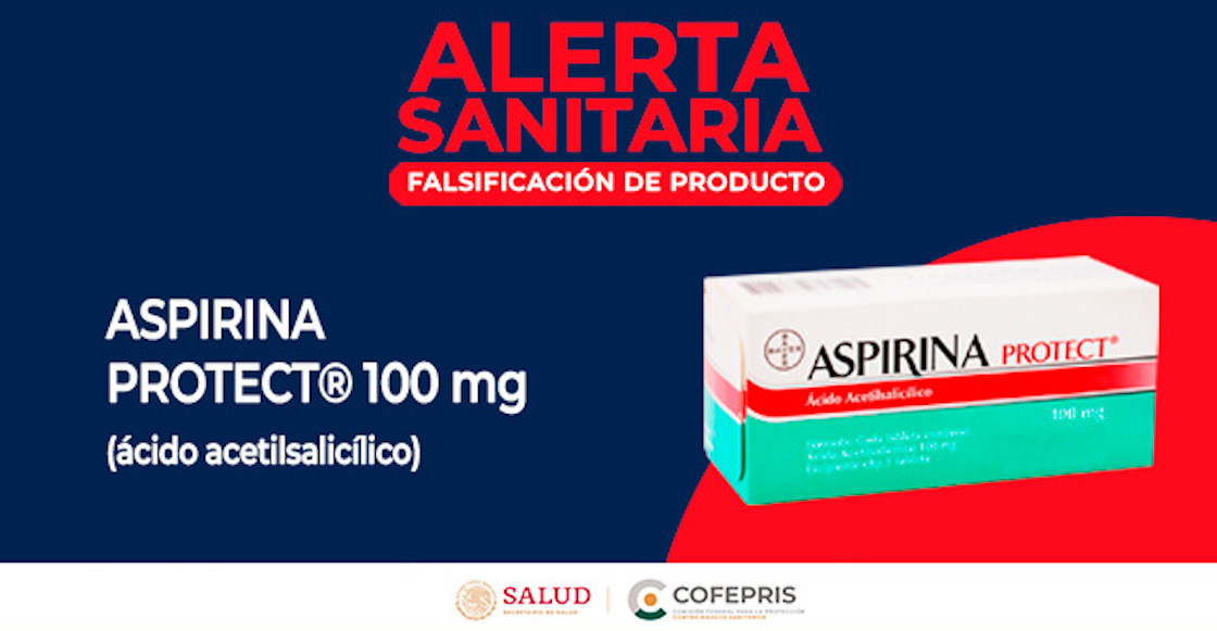 Aspirina falsa en México.