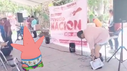 Sube tus pantalones, Patricio: Un diputado se quedó en calzones en pleno evento