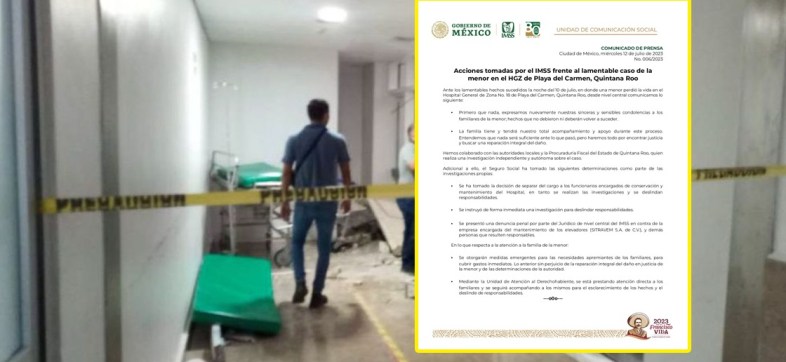 Contratos, millones e irregularidades en la empresa del elevador donde murió niña en el IMSS