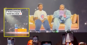 holograma-de-drake-concierto-chicago-entrega-libro-nino-video-falso-viral-ia-5