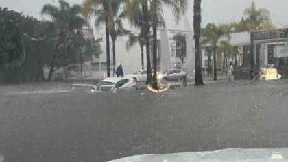 Fotos y videos de la tremenda lluvia que cayó en Querétaro