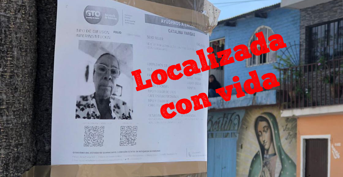 Encontraron con vida a Catalina Vargas, madre buscadora que estaba desaparecida