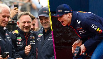 Helmut Marko se ríe de los 'team radio' de Max Verstappen y Gianpiero Lambiase