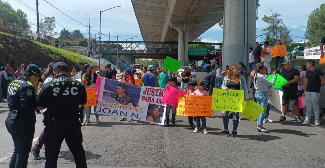 Bloqueo en la México-Cuernavaca