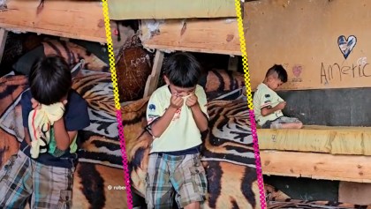 Niño llora de emoción al recibir una playera del América