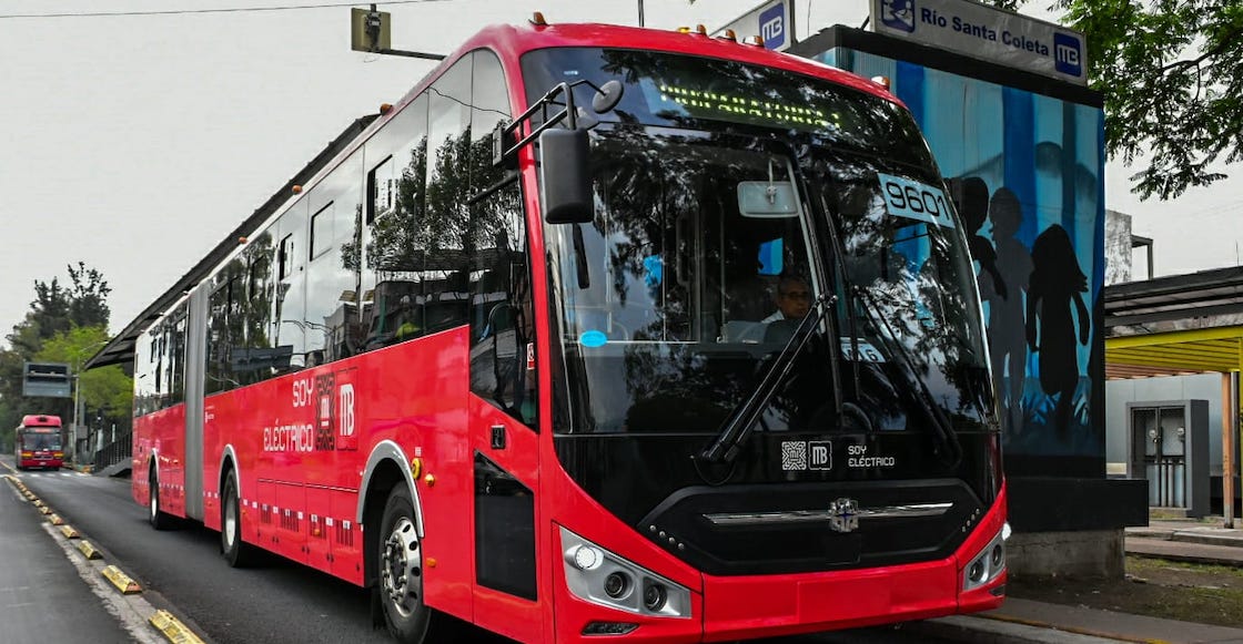 Nuevas unidades eléctricas del Metrobús.