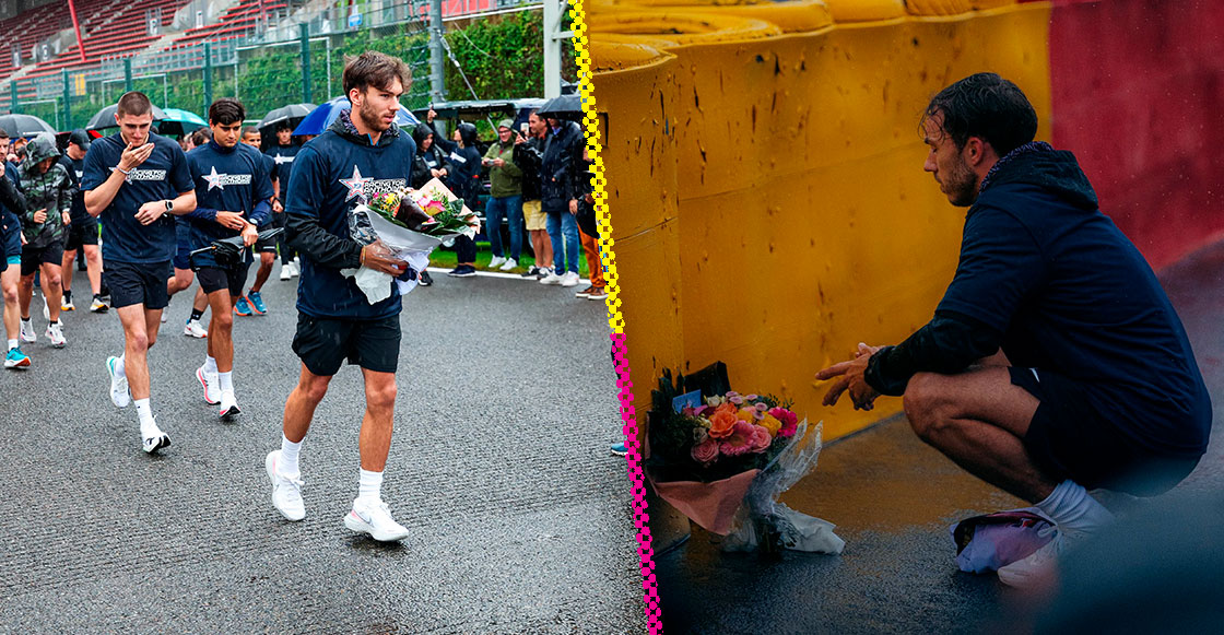 Pierre Gasly siempre honra la memoria de Anthoine Hubert